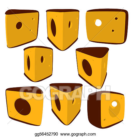 Stock illustrations cheese.