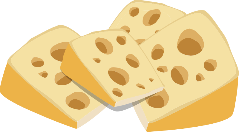 Small cheese clipart.