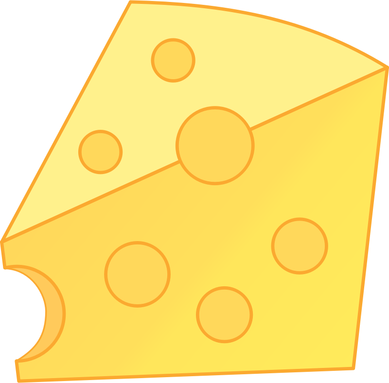 Square clipart cheese.