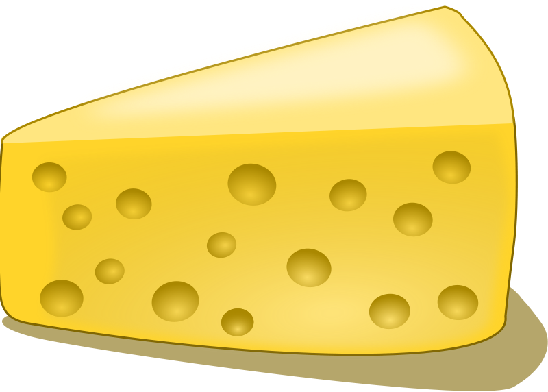 Cheese wedge clipart