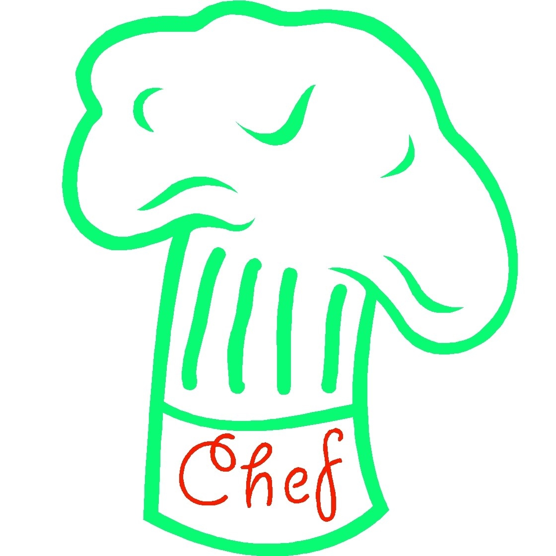 chef hat clipart color