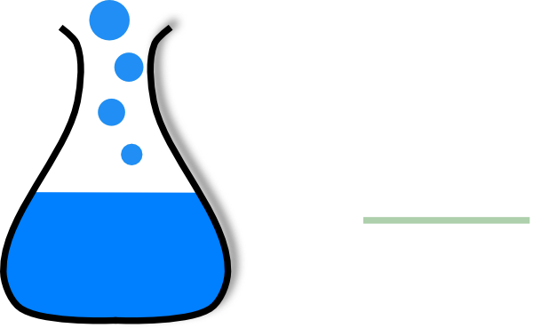 Chem Flask Blue Clip Art at Clker