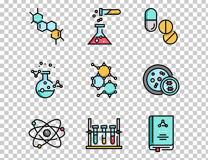 Science computer icons.