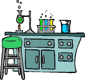 Chemistry lab clipart.