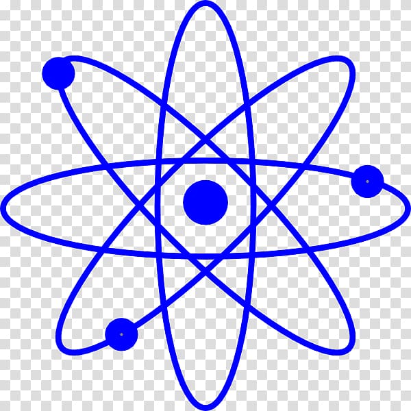 Atom Chemistry Molecule , Blue Energy transparent background