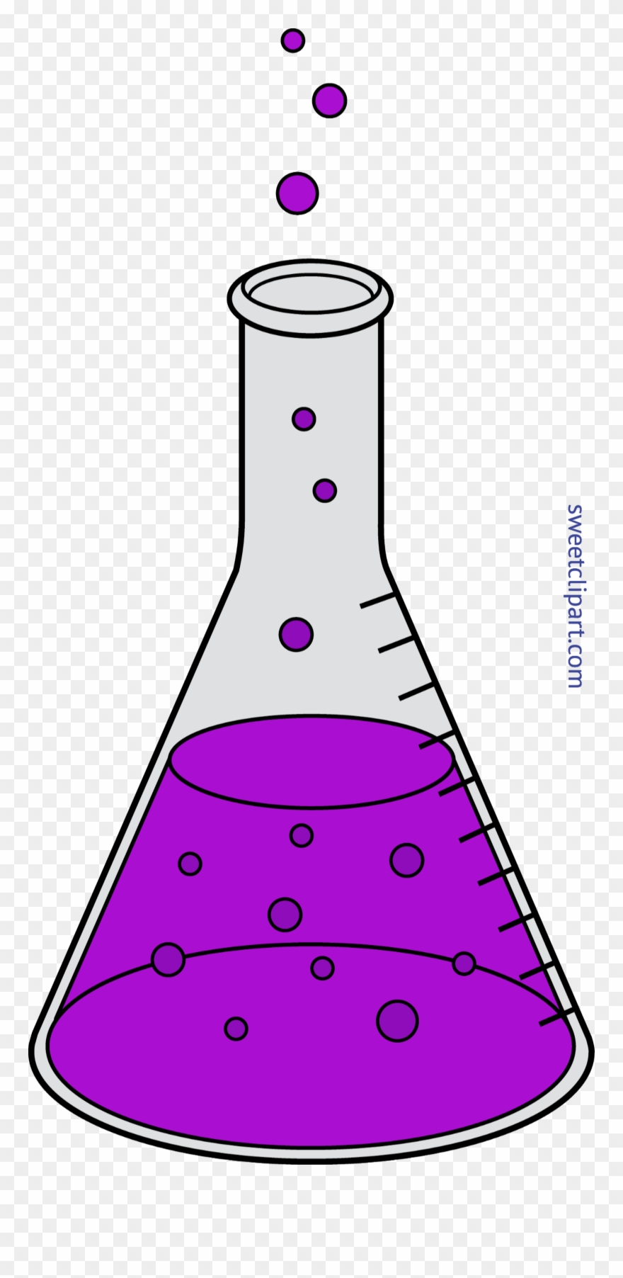 Flask transparent science.