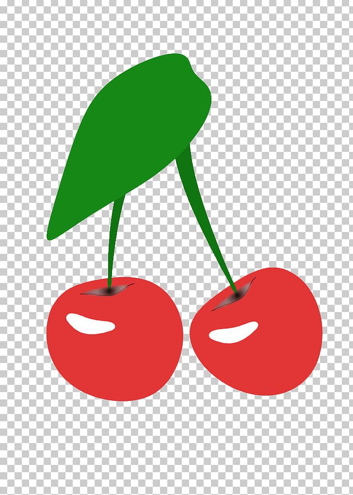 Cherry cartoon auglis.