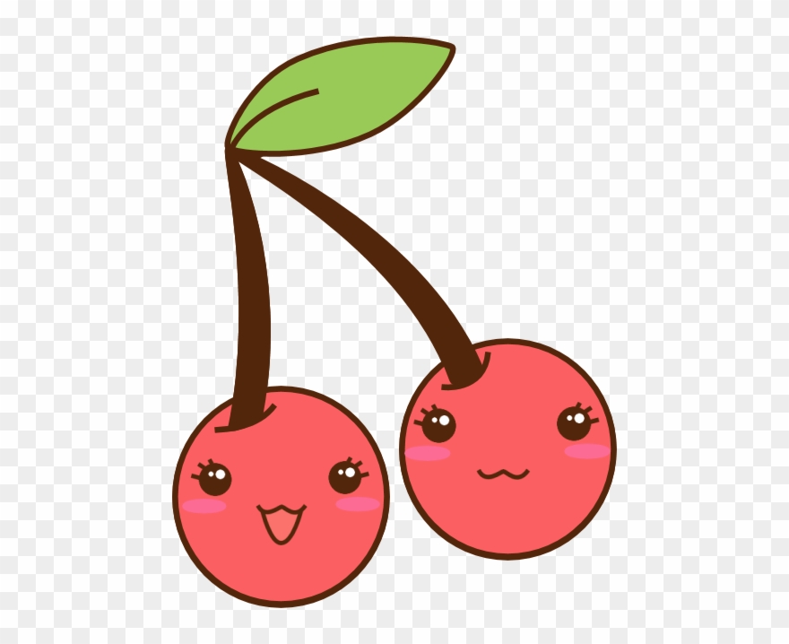 Cherry clipart kawaii.