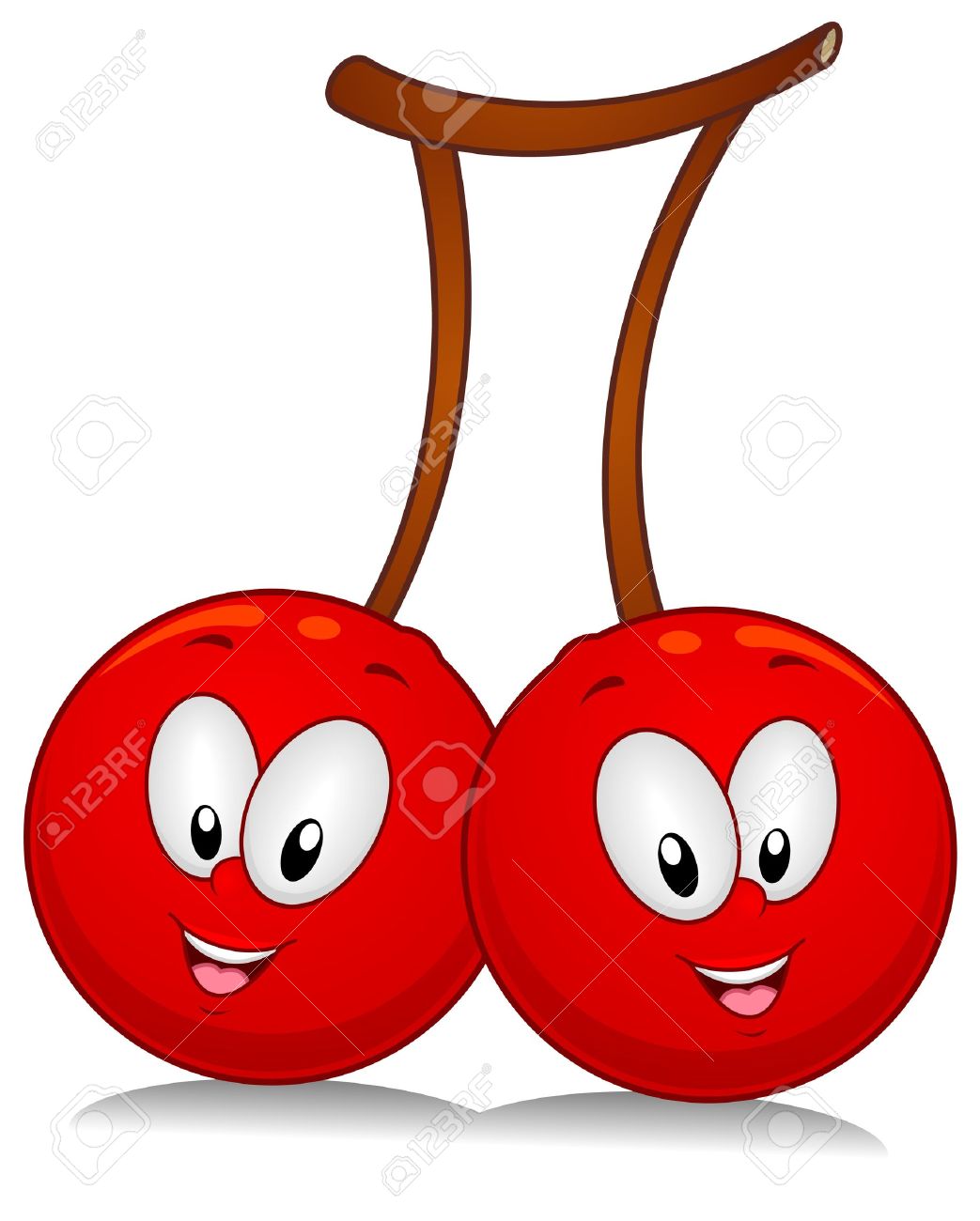 Cherry clipart face, Cherry face Transparent FREE for