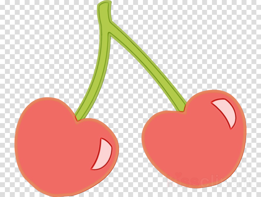 Cherry heart red plant clip art clipart