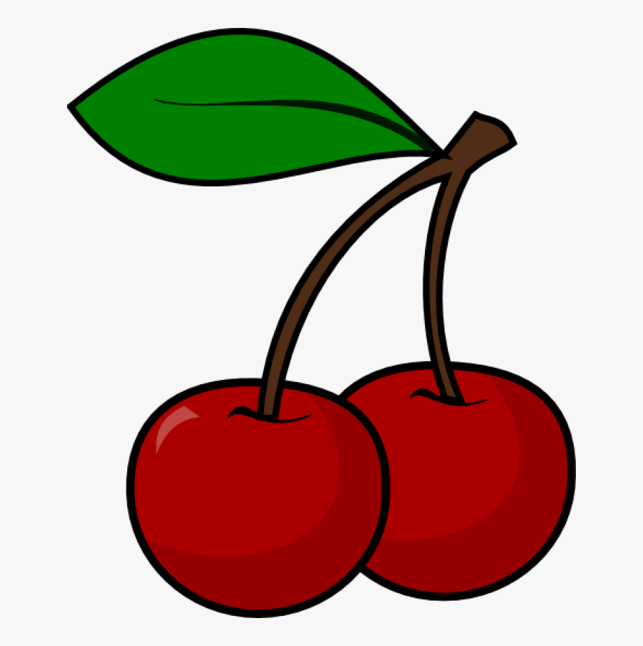 Cherry Clipart Cherry Outline