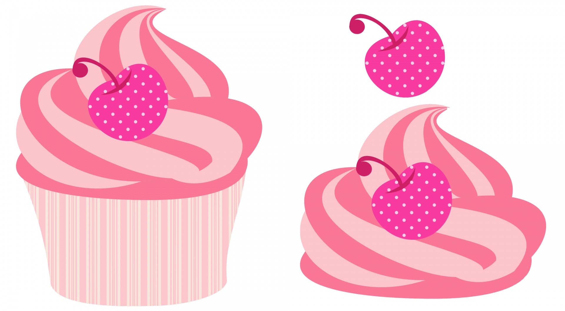 Cupcake,cake,cute,pink,cherry