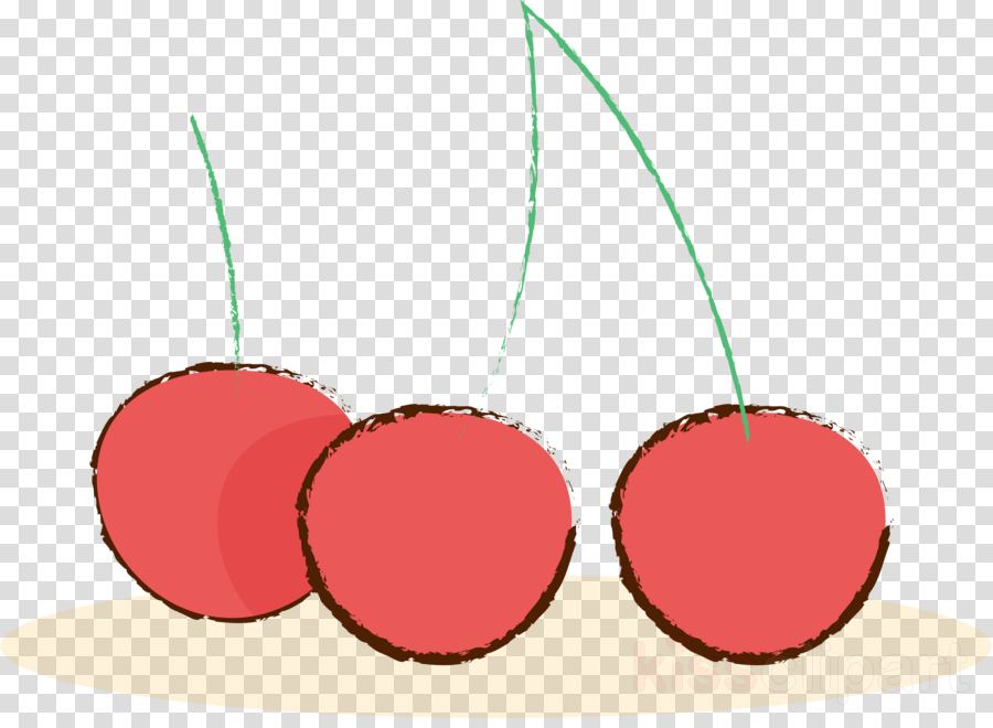 Cherry red pink fruit plant clipart
