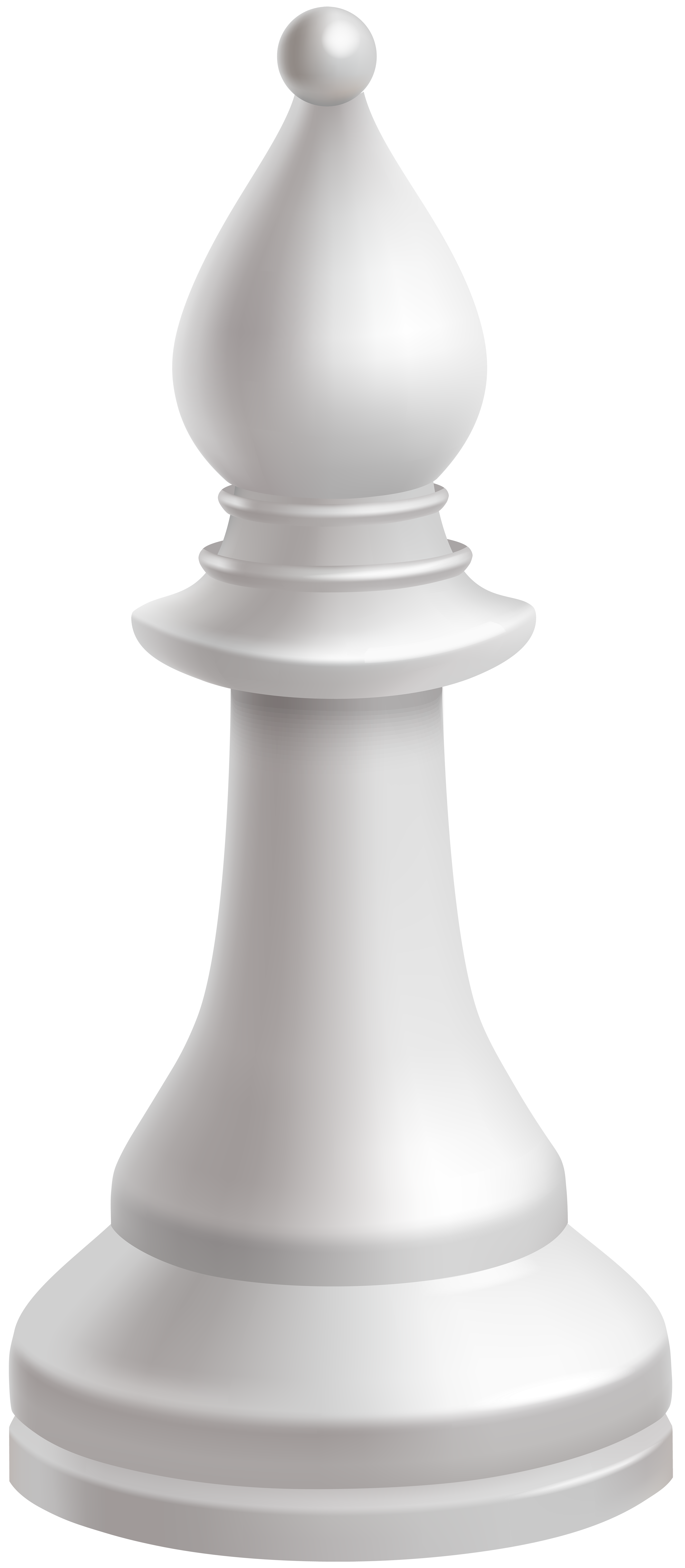 Bishop White Chess Piece PNG Clip Art