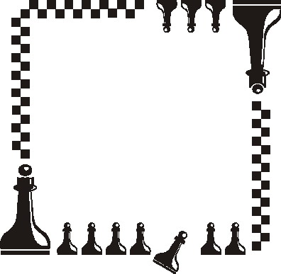 Chess clipart border.