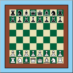 chess clipart colorful