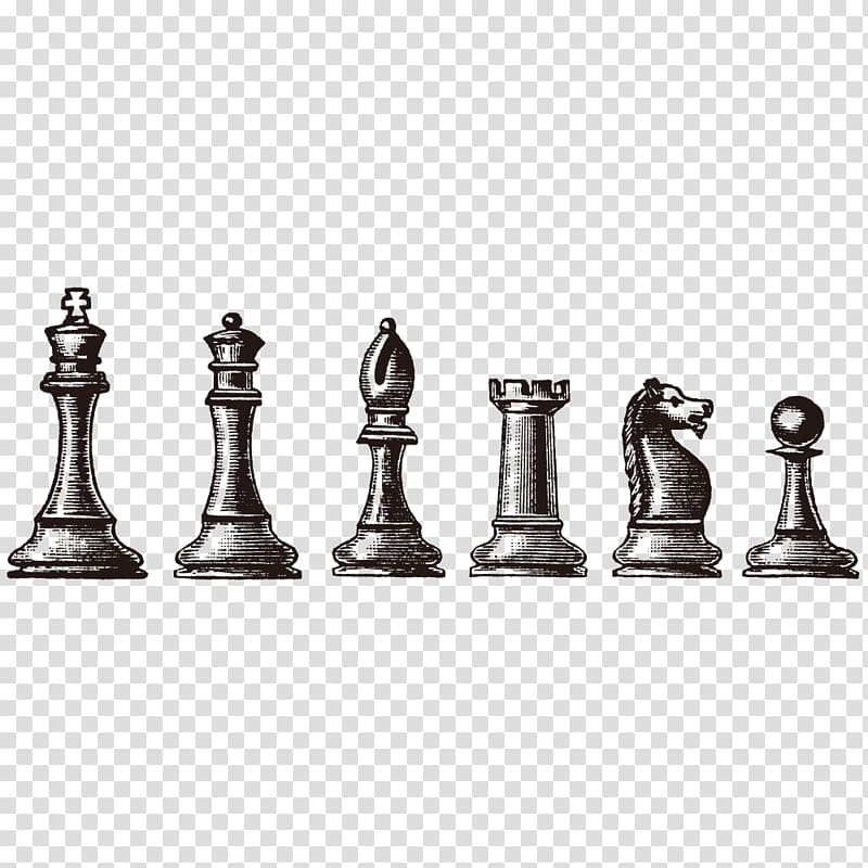 Chess piece King Queen , International chess transparent
