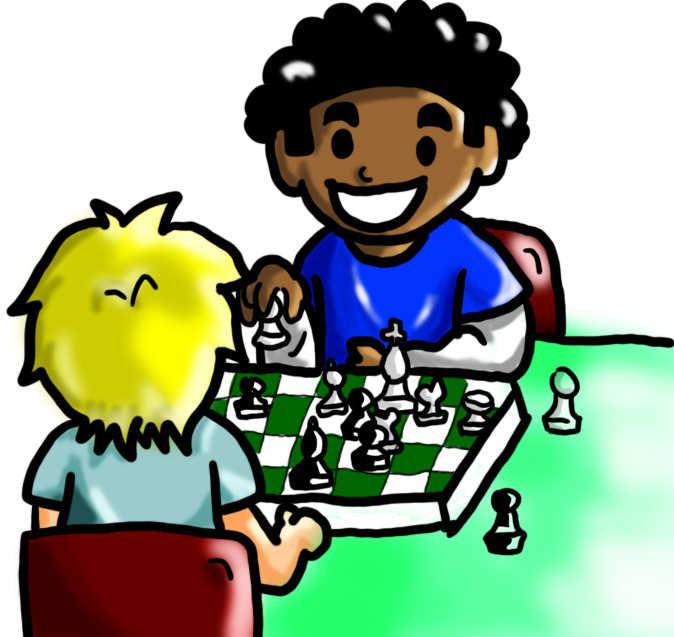 Kidsplayingchess  chess.
