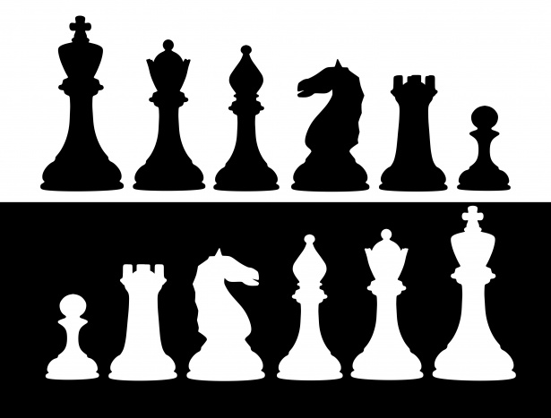 Chess set clipart.