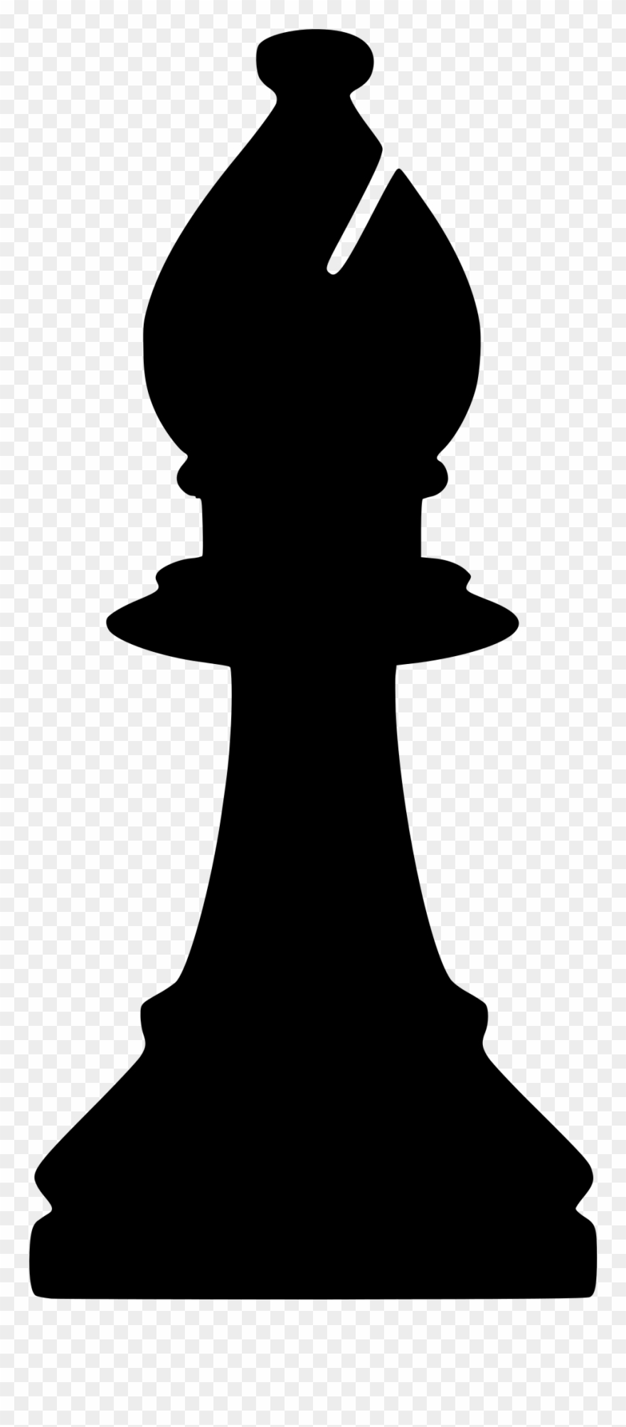 Clipart Silhouette Chess Piece Remix Bishop Alfil Chess