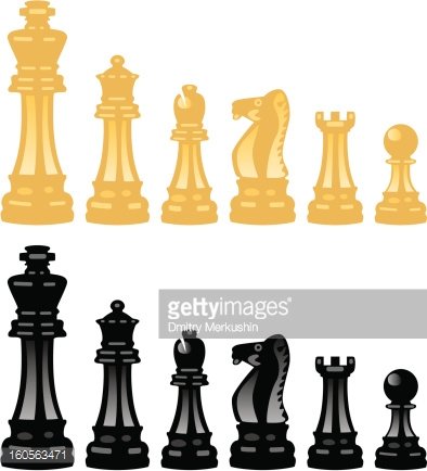 Vector Chess Pieces premium clipart