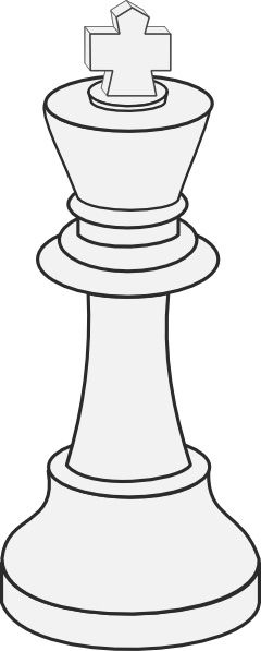 White King Chess clip art Free vector in Open office drawing