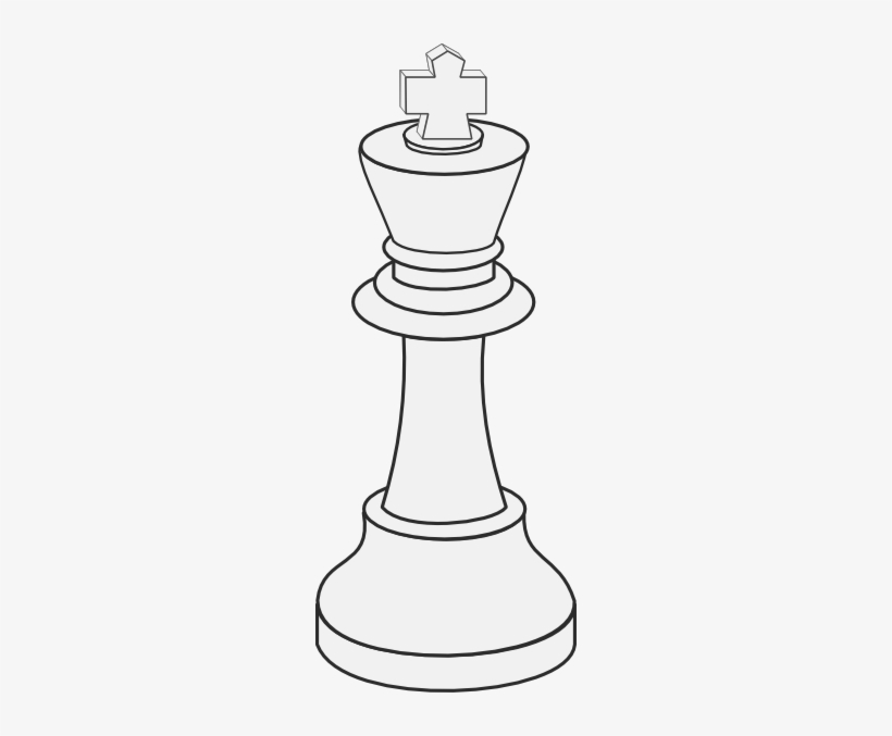 White King Chess Clip Art Free Vector