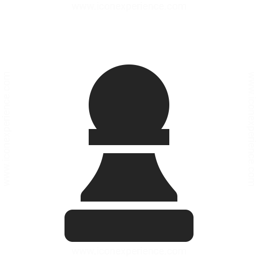 Chess pawn icon.