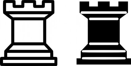 chess pieces clipart rook