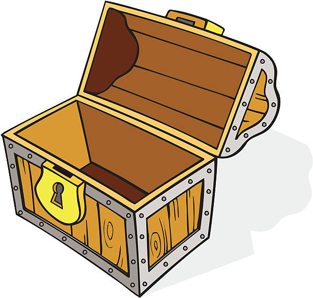 Treasure chest chest clipart empty pencil and in color chest