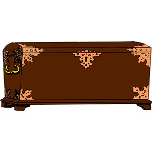 Old chest clipart.