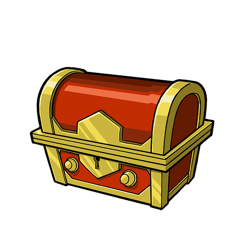 Treasure chest treasure cute clipart kid