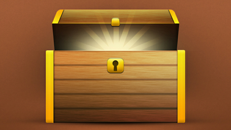 Treasure chest clip art vector graphics