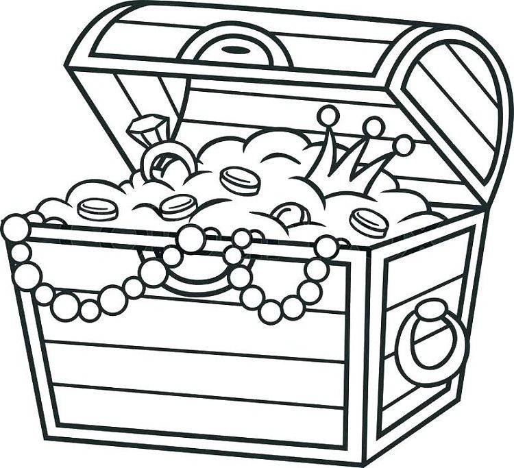 Chest clipart black and white clipart images gallery for