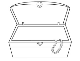 Clip art treasure chest outline