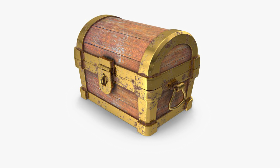 Treasure chest transparent.