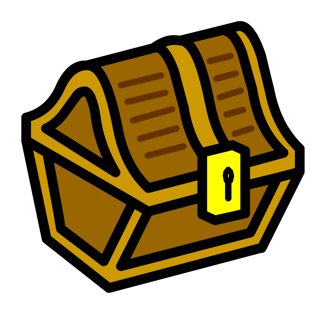 Treasure chest clip.