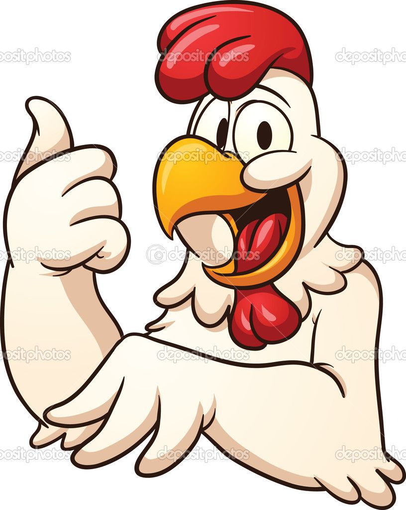 Cute Chicken Clipart Black And White
