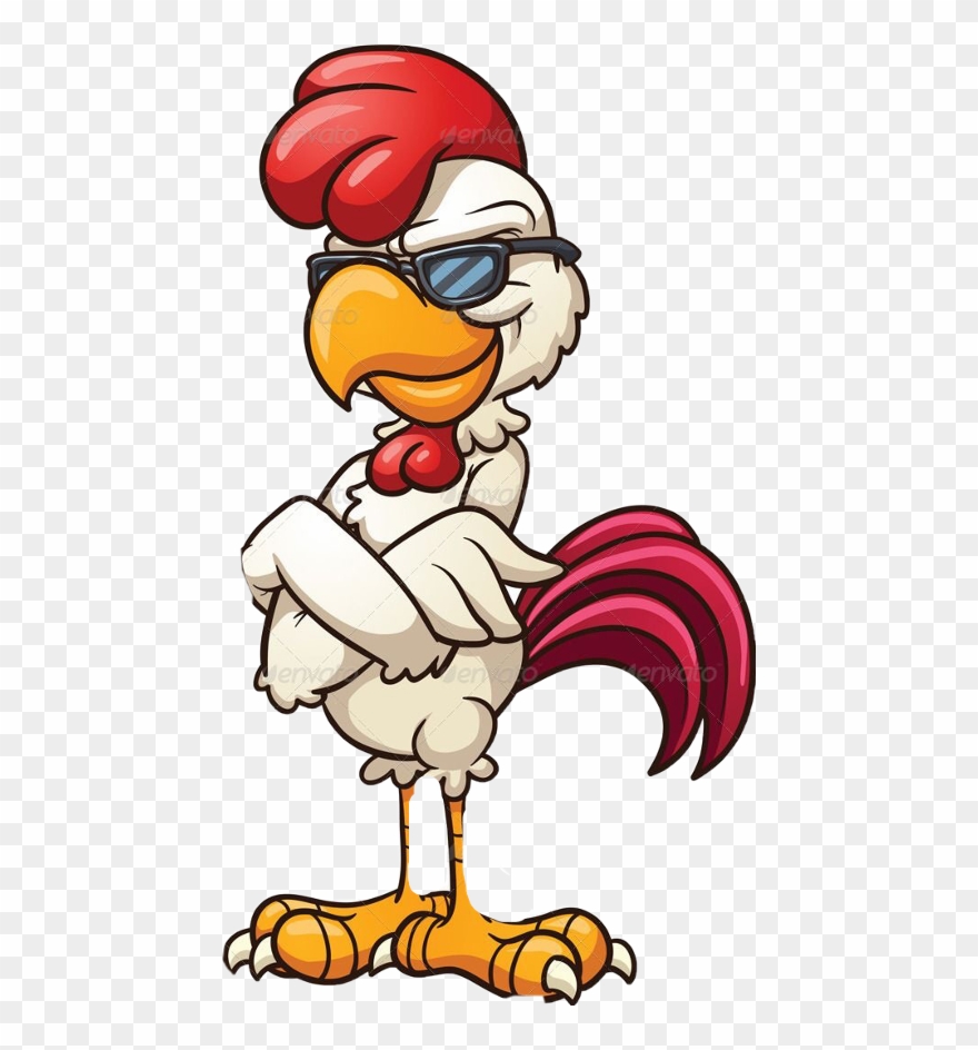 Cool Cartoon Chicken Clipart