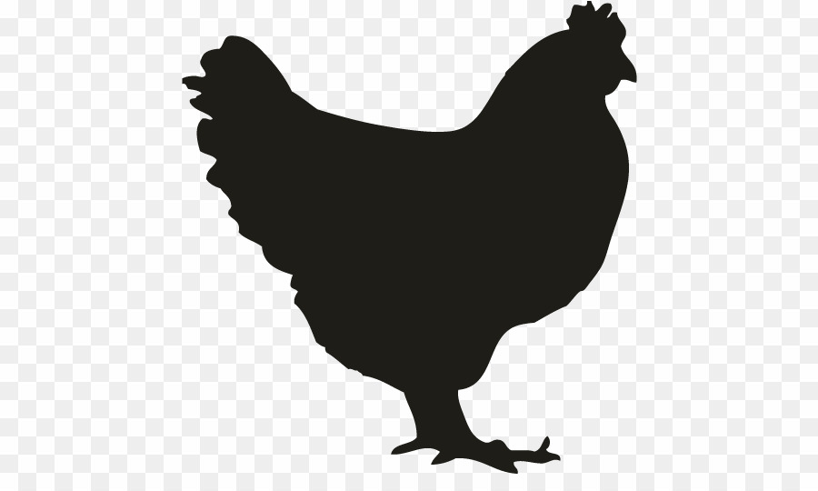 Chicken silhouette png.