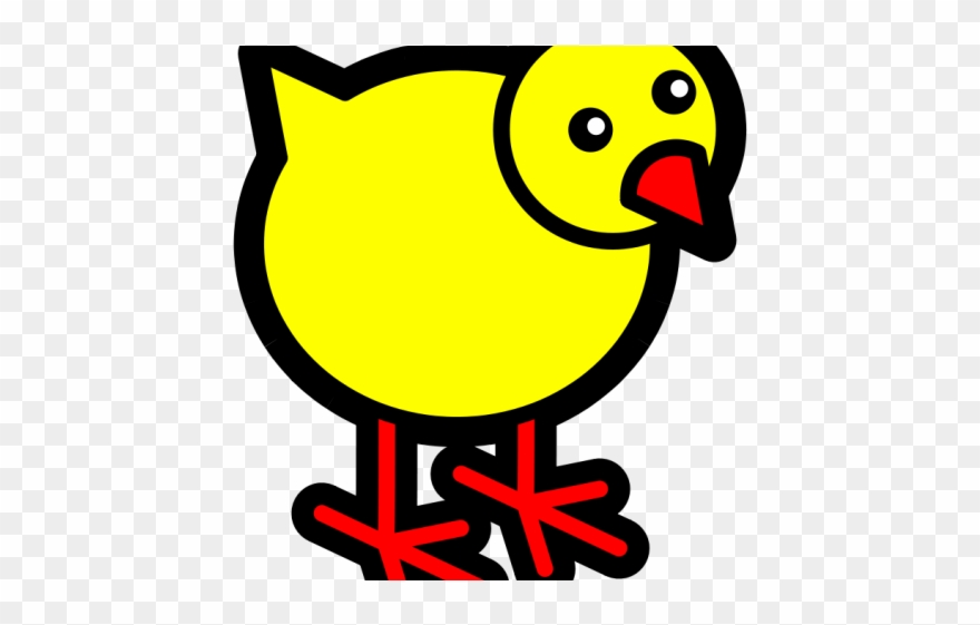 Chick clipart simple.