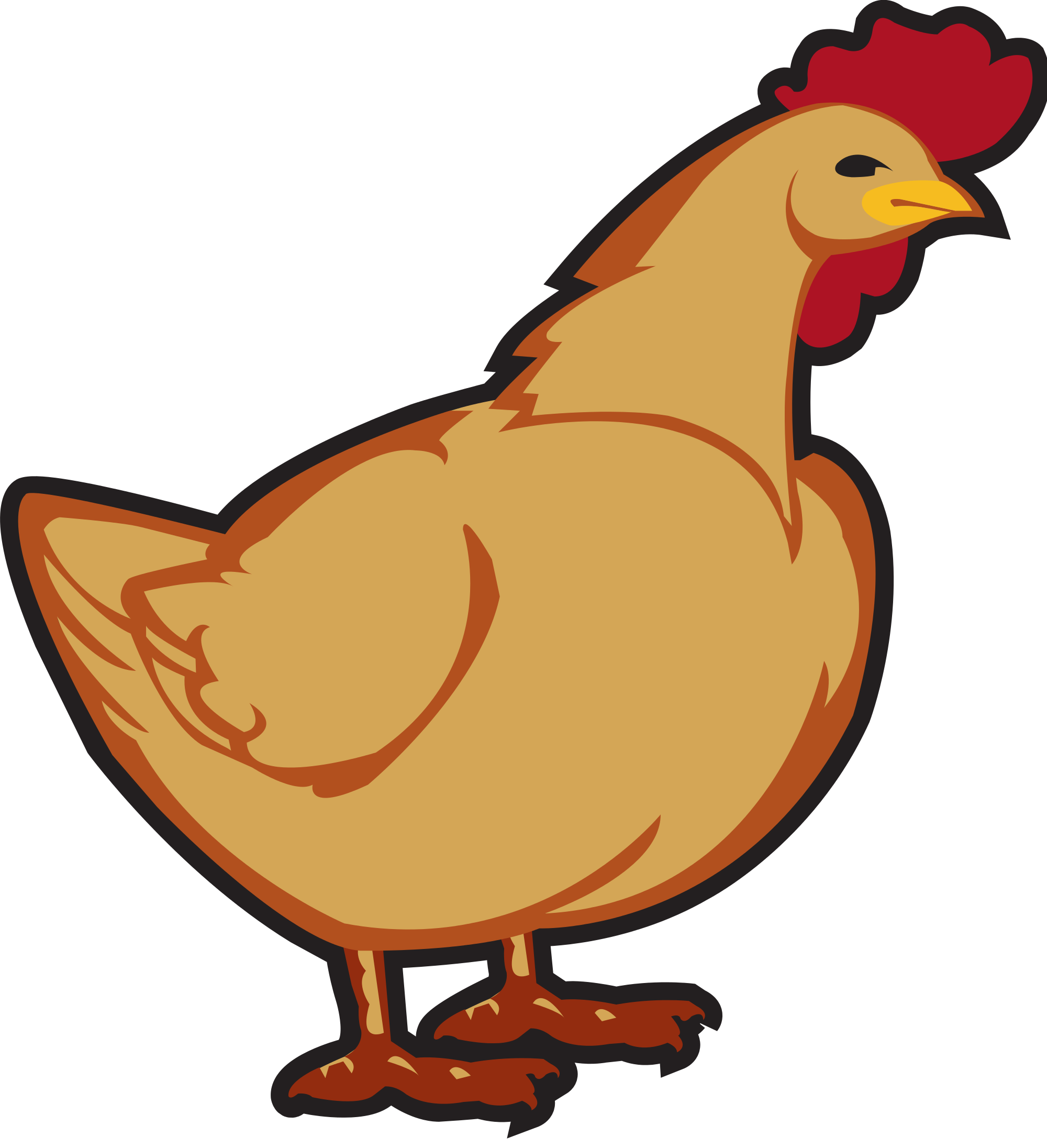 Chickens clipart transparent.