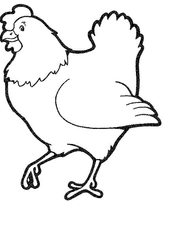 Free Chicken Clipart Black And White, Download Free Clip Art