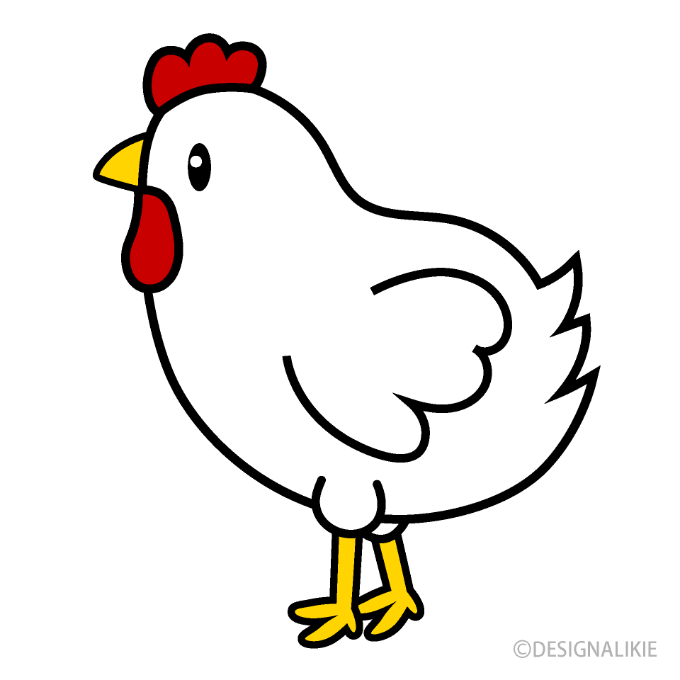 Free Cute Chicken Clipart Image