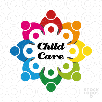 childcare clipart logo