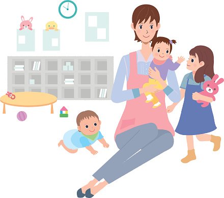 childcare clipart worker