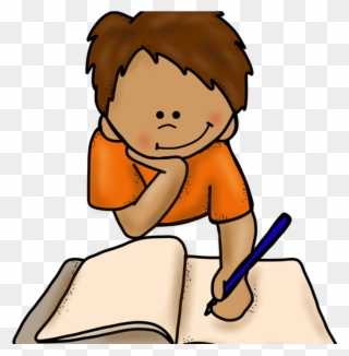 Free PNG Kid Writing Clip Art Download