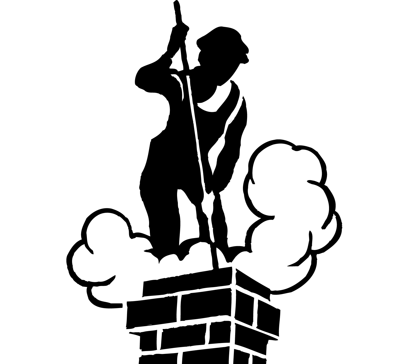 chimney sweep clipart diagram