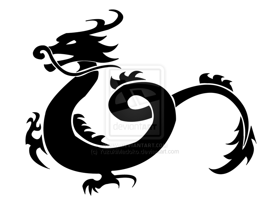chinese dragon clipart easy