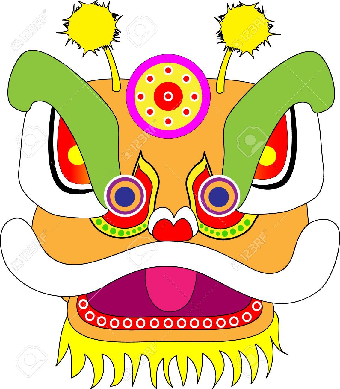 Masks clipart chinese.